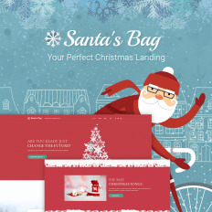 funny christmas wp themes