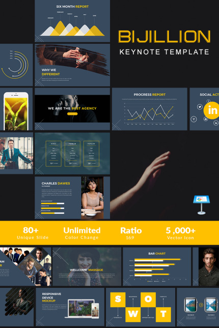 Template #66139 Powerpoint Minimal Webdesign Template - Logo template Preview