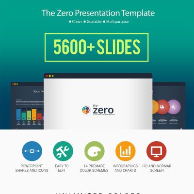 Business Infographic Presentation - PowerPoint Template