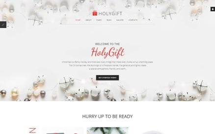 HolyGift - Christmas Gifts Store Joomla Template