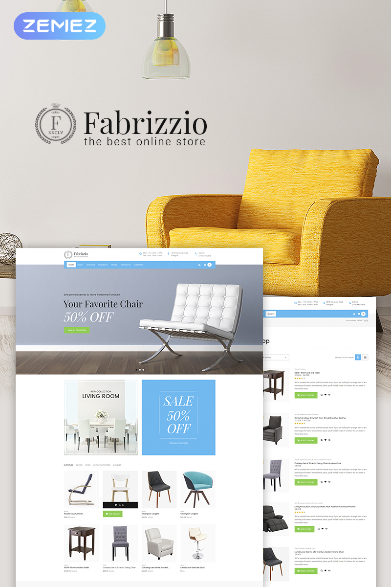 Fabrizzio WooCommerce Themes 66222