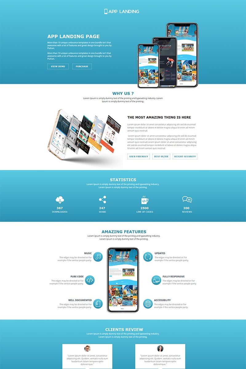 Advertising Agency Responsive Unbounce Template