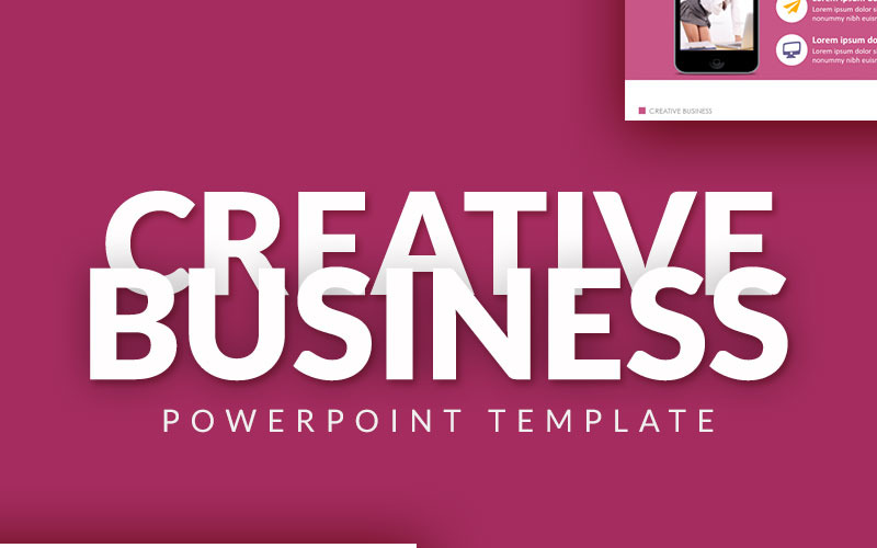 Creative Business - PowerPoint template PowerPoint Template