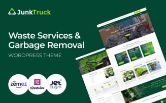 JunkTruck - Waste Services & Garbage Removal WordPress Theme