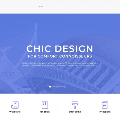 Tema WordPress Flexível para Sites de Empresa de Construção Civil №66201 #66201