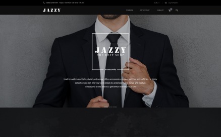 Jazzy - Men's Accessories Shop WooCommerce Theme
