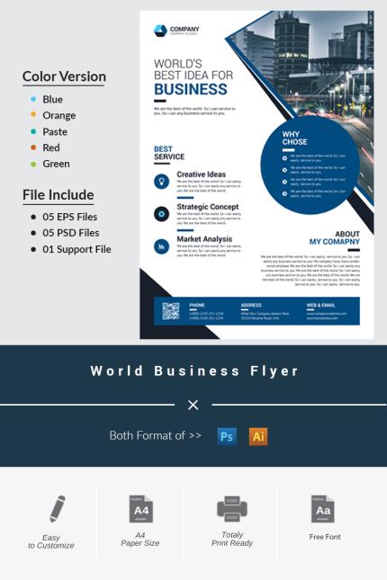 Template #66321 Corporate Liflet Webdesign Template - Logo template Preview