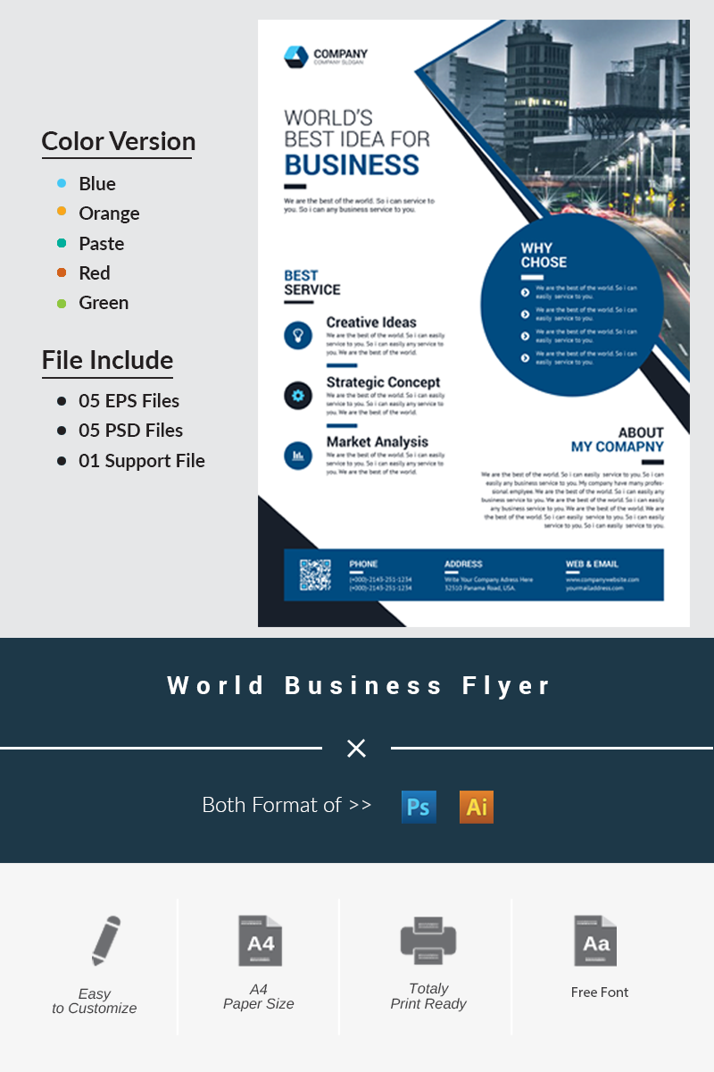 World Business Flyer - Corporate Identity Template