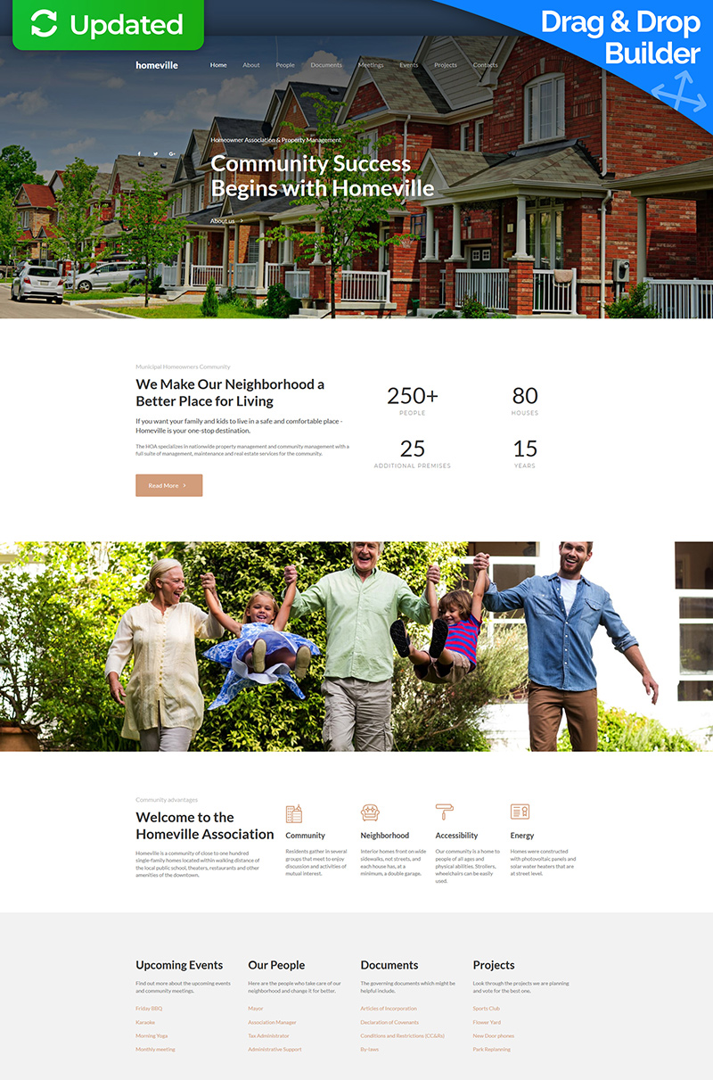 Homeville - Homeowners Association Premium №66387
