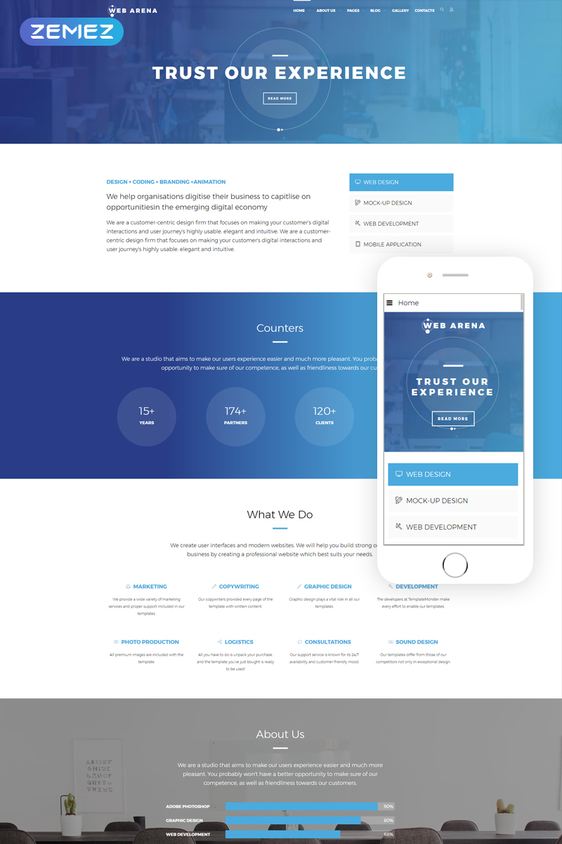 Joomla Vorlage namens "TopDog - Multipurpose" #66341
