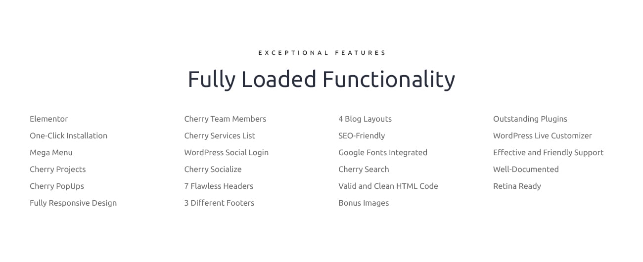 бизнес услуги wordpress тема