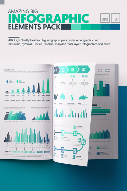 Template #66497 Infographic Infographics Webdesign Template - Logo template Preview