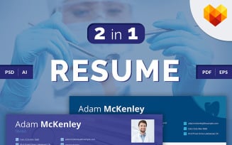 Adam McKenley - Dentist Resume Template