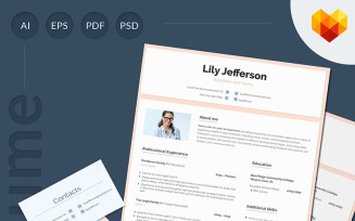 Lily Jefferson - Babysitter and Nanny Resume Template