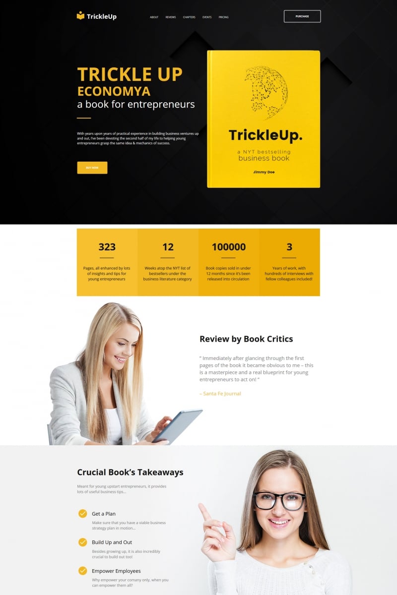 review page template