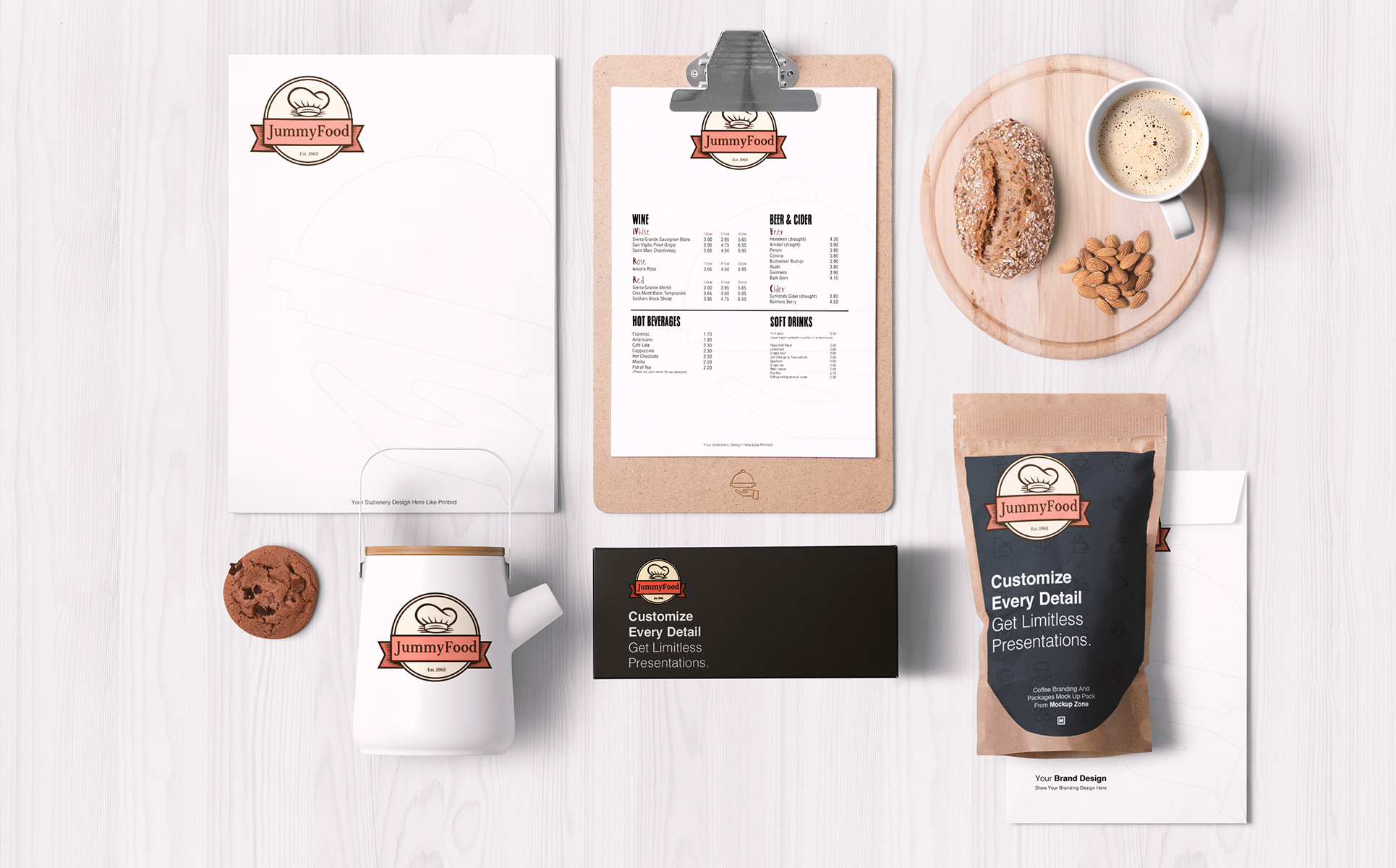 Download Шаблон логотипа "Jummy Food Restaurant Logo Template" / Jummy Food Restaurant Logo Template - Шаблон логотипа на тему графика delivery cafe shop store online food order tasty hot company restaurants restaurant dish nutrition fruit vegetables supermarket grocery eat delicious meal meals food health healthy vegan orga