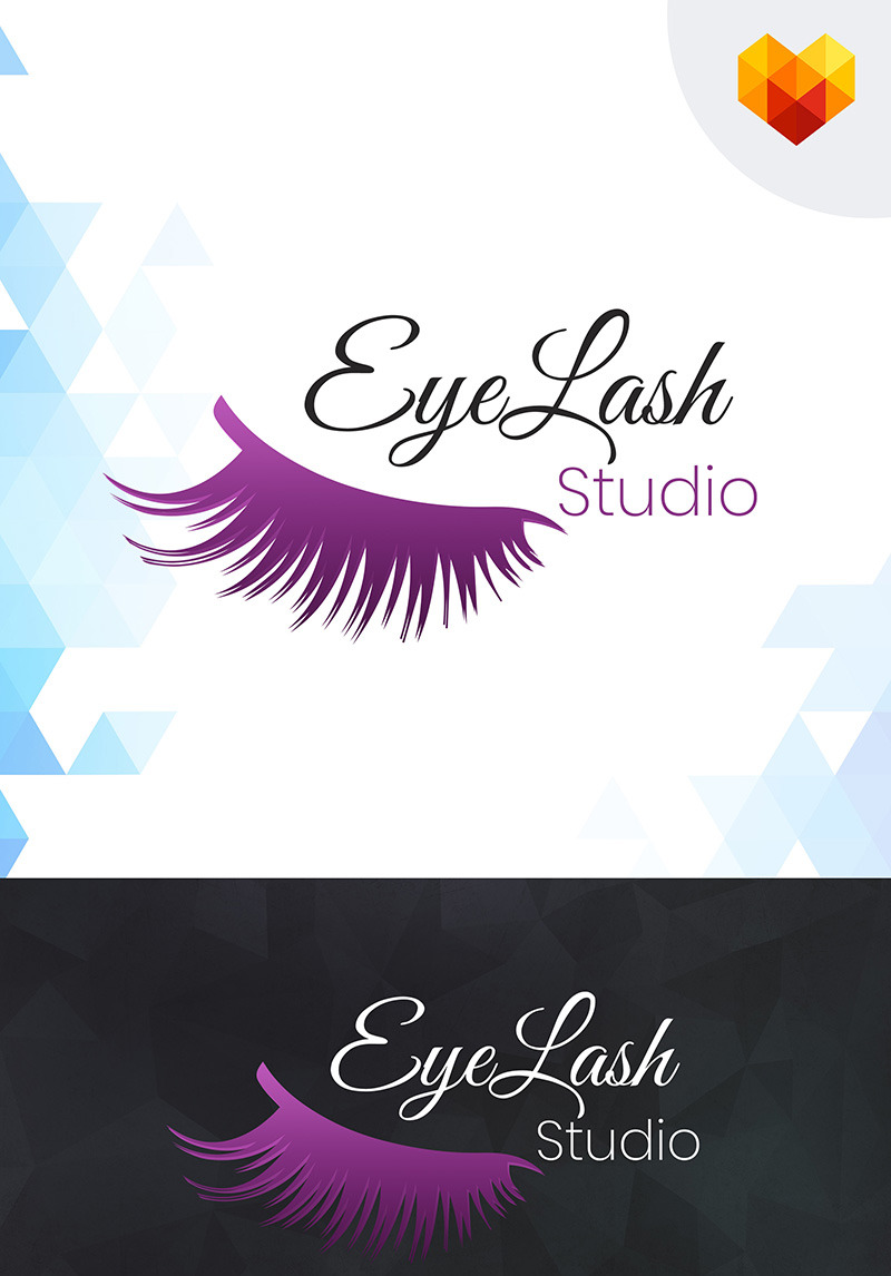 Eyelash Studio Logo Template #66584