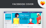 Fashion Store Facebook Cover PSD Social Media Template Small Screenshot Fashion Store Facebook Cover PSD Social Media