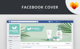 Cosmetics Facebook Cover Template Motyw Media społecznościowe Mały zrzut ekranu Media społecznościowe Cosmetics Facebook Cover Template #66592