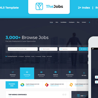 The Jobs - Job Board HTML Website Template