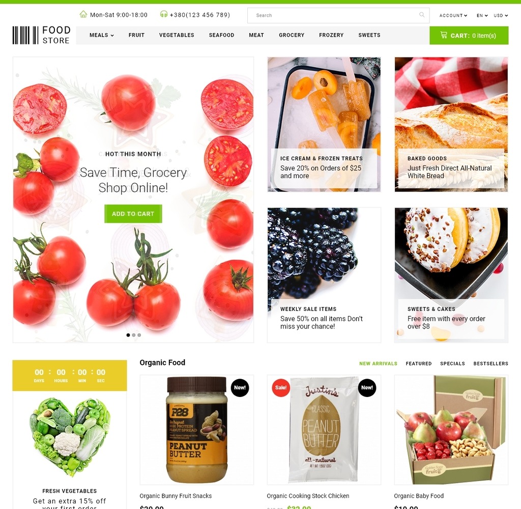 Food Store Template