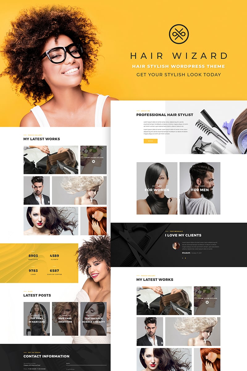Hair Stylist WordPress Theme - screenshot