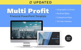 Multi Profit Financial Company Presentation PPT Powerpoint motiv Malý screenshot PowerPoint šablona "Multi Profit Financial Company Presentation PPT"