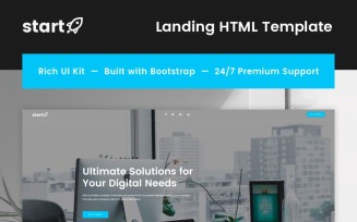 Start - Consulting Landing Page Template