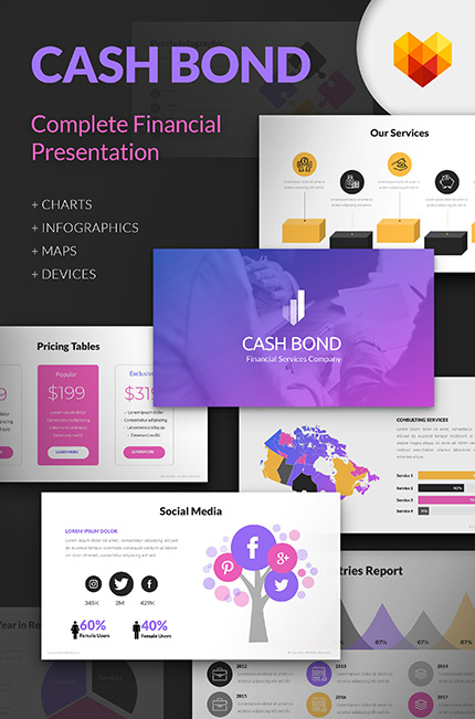 Template #66800 Pptx Slides MotoCMS Powerpoint - Logo template Preview