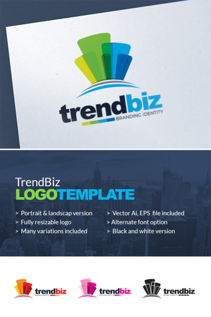 Template #66807 Logo Trending Webdesign Template - Logo template Preview