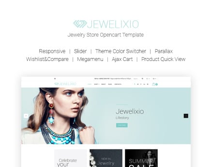 Jewelixio - Jewelry Store OpenCart Template
