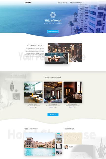 Template #66852 Motel Travel Webdesign Template - Logo template Preview