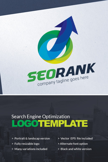 Template #66889 Search Engine Webdesign Template - Logo template Preview