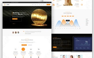 Bit Munt - Bitcoin Crypto Currency PSD Template
