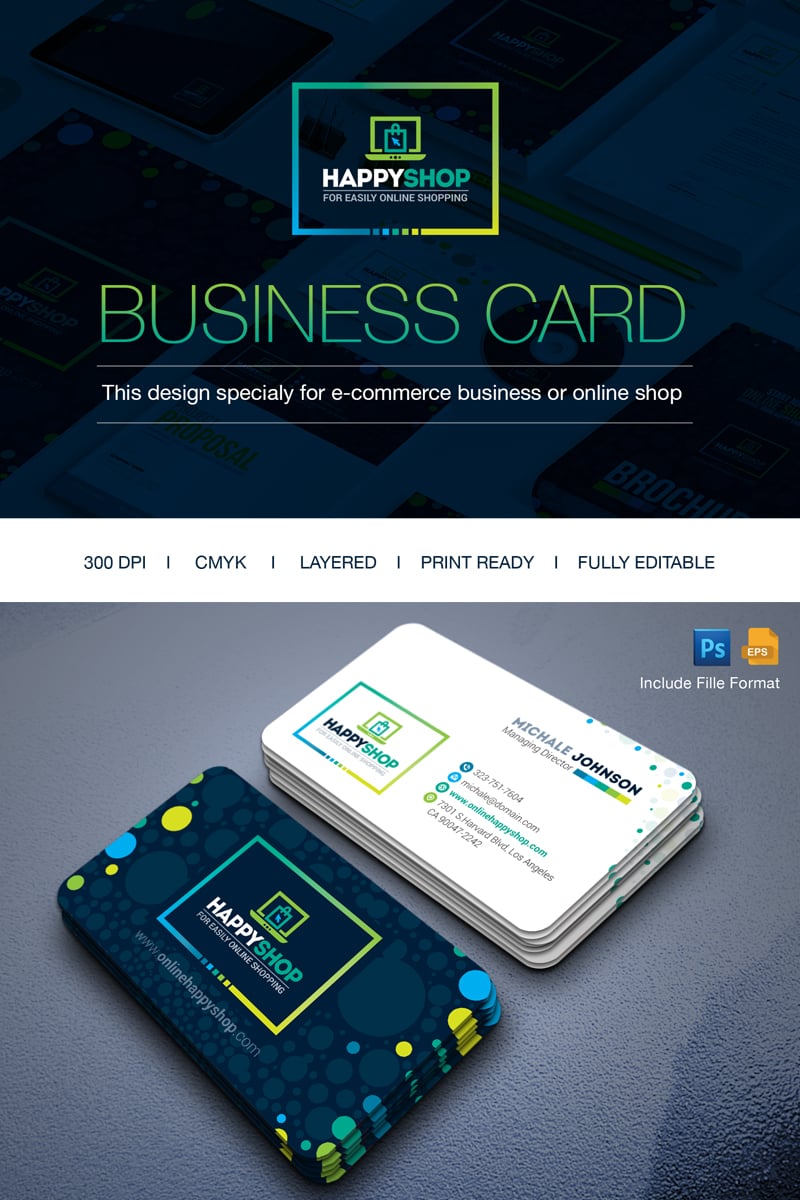 Google Search Business Card Template