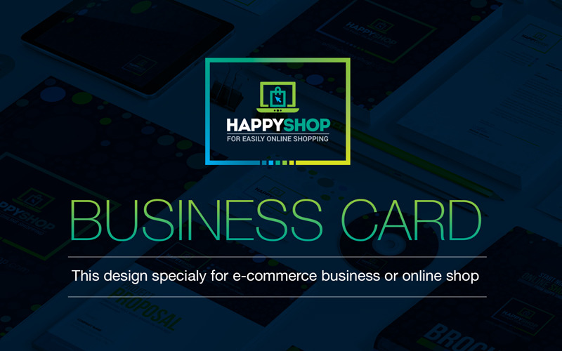 Business Card for E-Commerce or Online Shop | Shopping Mall Business Card Corporate Identity