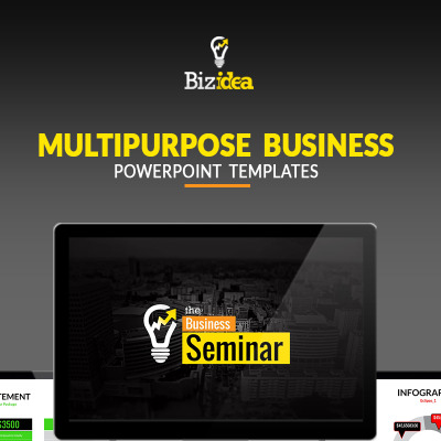 Business Presentation | Animated PPT and PPTX Template PowerPoint №66878 #66878