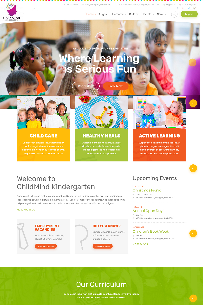 education psd templates educational templates