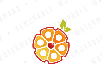 Fruit Revolver Logo Template