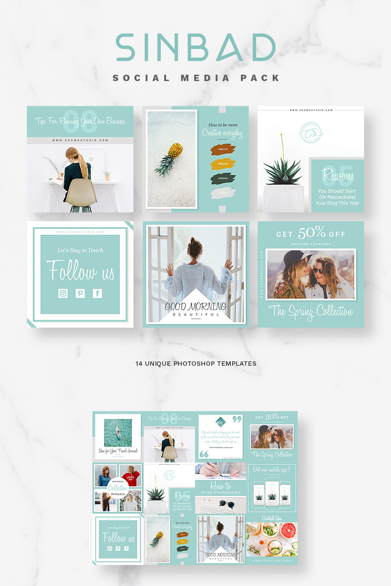 SINBAD Social Media Pack Social Media - screenshot