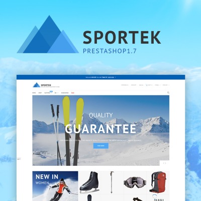 Sportek - Winter Sports Equipment Store PrestaShop Theme #66844