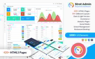 Strot - Responsive Dashboard Admin Template