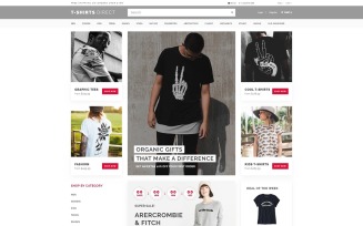 T-Shirts Direct - T-Shirt Shop OpenCart Template