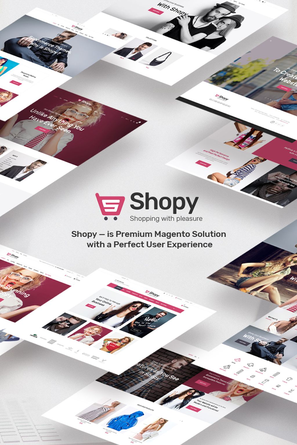 Tema Magento "Shopy - fashion" #66856 - captura de pantalla