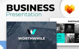 WorthWhile Consulting PPT Design Powerpoint şablon Küçük Ekran Görüntüsü WorthWhile Consulting PPT Design Powerpoint Şablonu