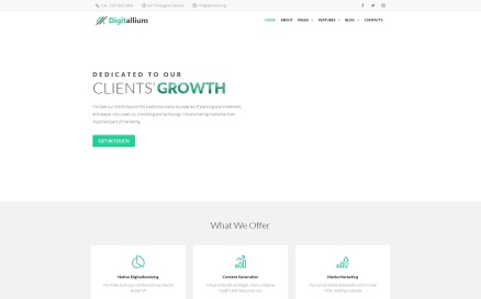 Digitalium - Marketing Agency Elementor WordPress Theme