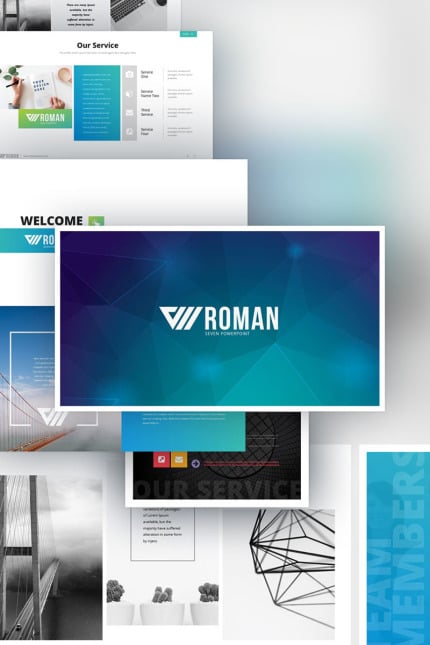 Kit Graphique #66962 Pptx Corporate Web Design - Logo template Preview