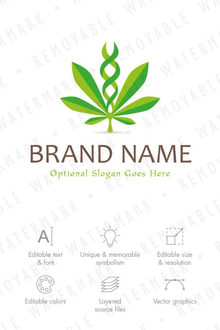 Template #66963 Medical Organic Webdesign Template - Logo template Preview