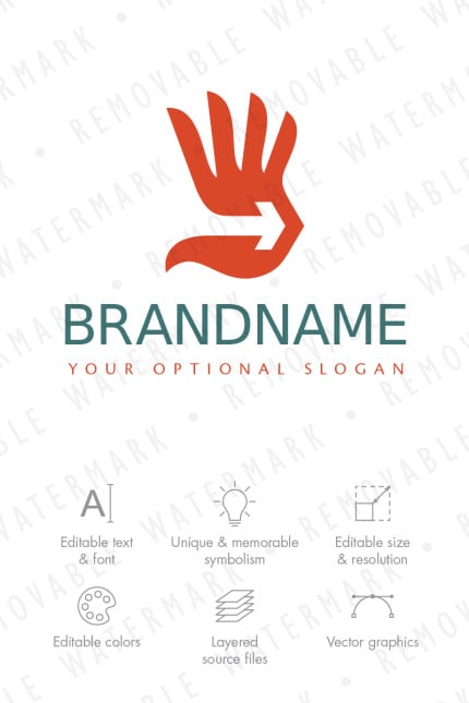 Template #66964 Solution Arrow Webdesign Template - Logo template Preview