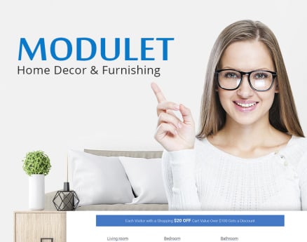 Modulet Home Decor & Furnishing Template WooCommerce Theme
